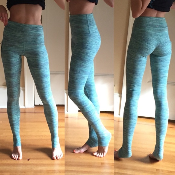 RARE NWT Lululemon Alberta Lake Space Dye Roll Down Wunder 4 - Picture 3 of 8